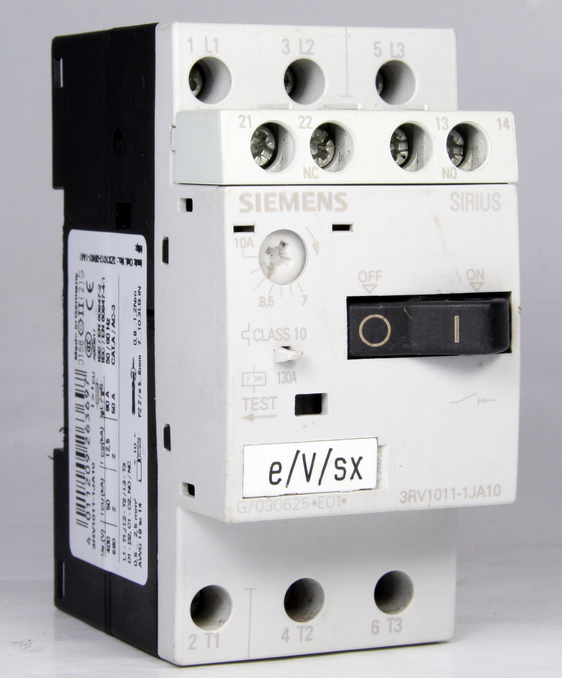 Siemens Motor Starter 3Rv10111Ja10 710A 10Hp