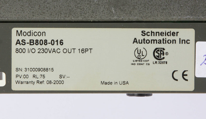 Schneider Modicon Aeg AS-B808-016