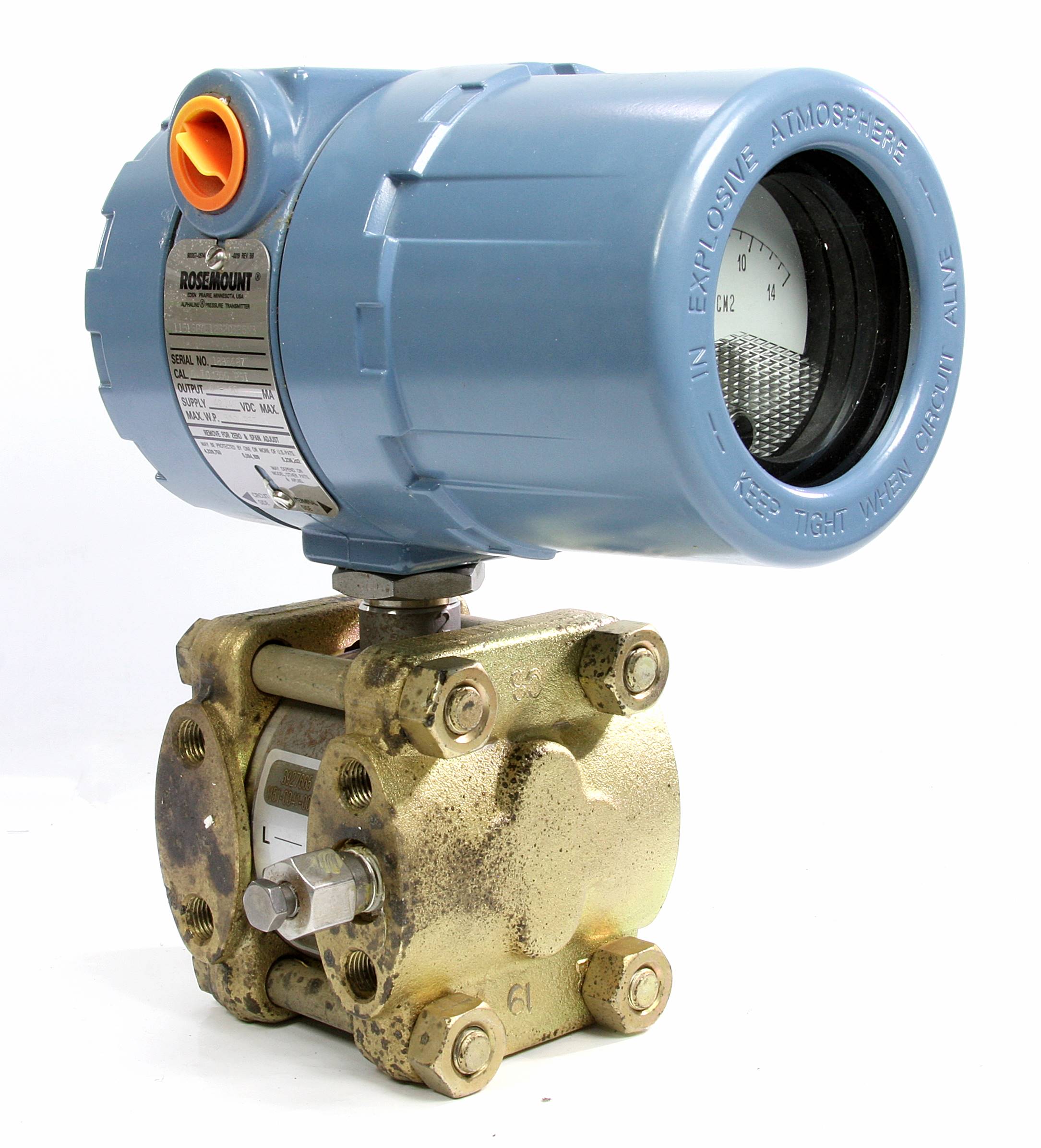 新しいRosemount 1151AP5E12M1B1絶対圧力送信機。 4-20 MA、0-55インHG Rosemount 1151AP 1151DP 1151GPシリーズ スマートな圧力送信機