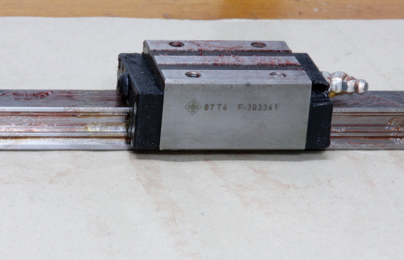 Heavy Duty Ina 87T4 F-303361 Ball Bearing Block W/ Cnc Linear Rail 94Cm / 37.6''