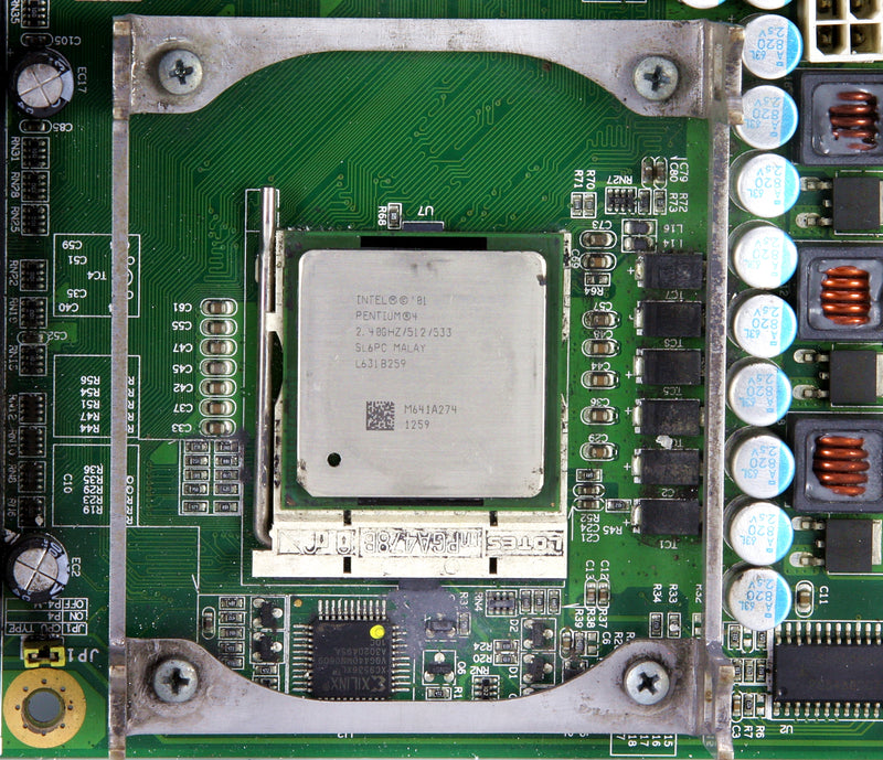 Beckhoff Motherboard IP-4GV163 4GV163-060816C00562 W/ Pentium 4 2.40 GHZ 2 X 256MB 400MHz Ram