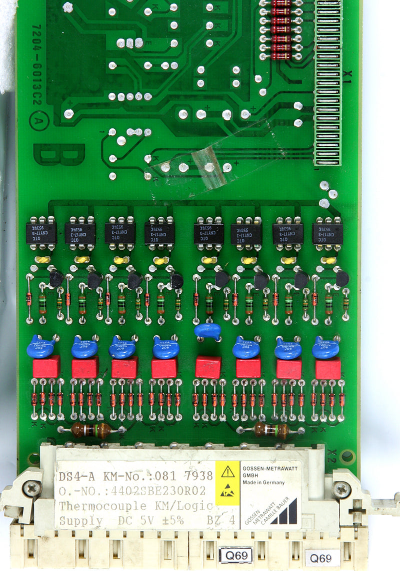 Gossen-Metrawatt Temperature Controller Board DS4-A KM-No.: 081 7938