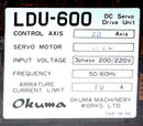 Okuma Servo Drive LDU-600 E5402-183-009 70A 2.2kW