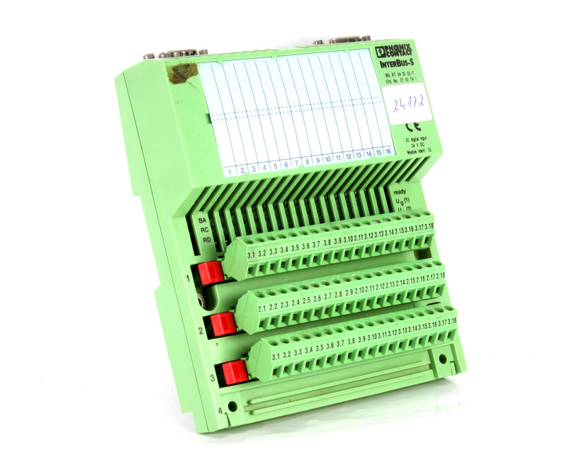 Modulo Interbus Phoenix Contact Interbus-S Digital Input Module IBS RT24DI32-T RT 24 D