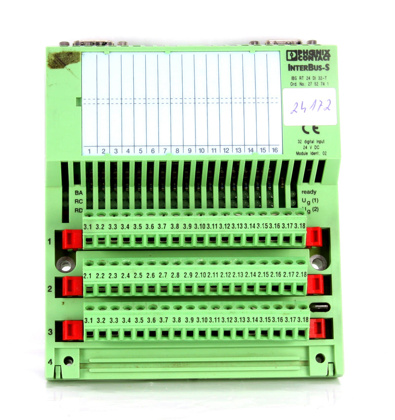 Phoenix Digital Input Module Phoenix Contact Interbus-S Digital Input Module IBS RT24DI32-T RT 24 D