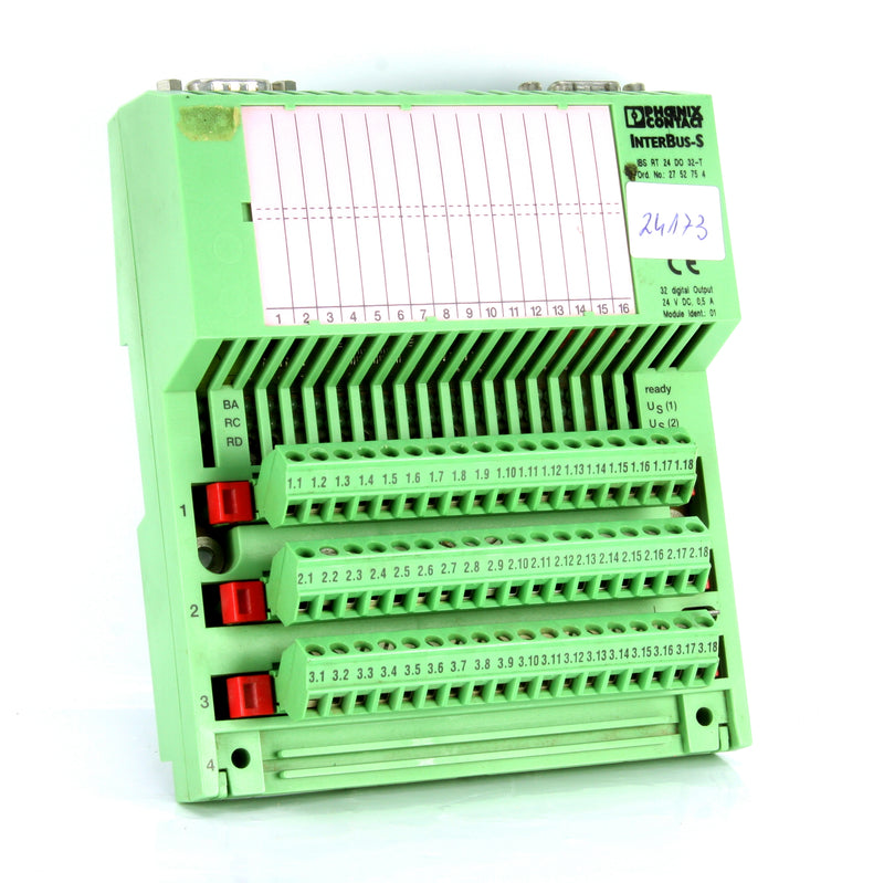 Rt Ground Module Phoenix Contact 24Vdc Digital Input Module IBS RT24DO32-T RT DO 32-T