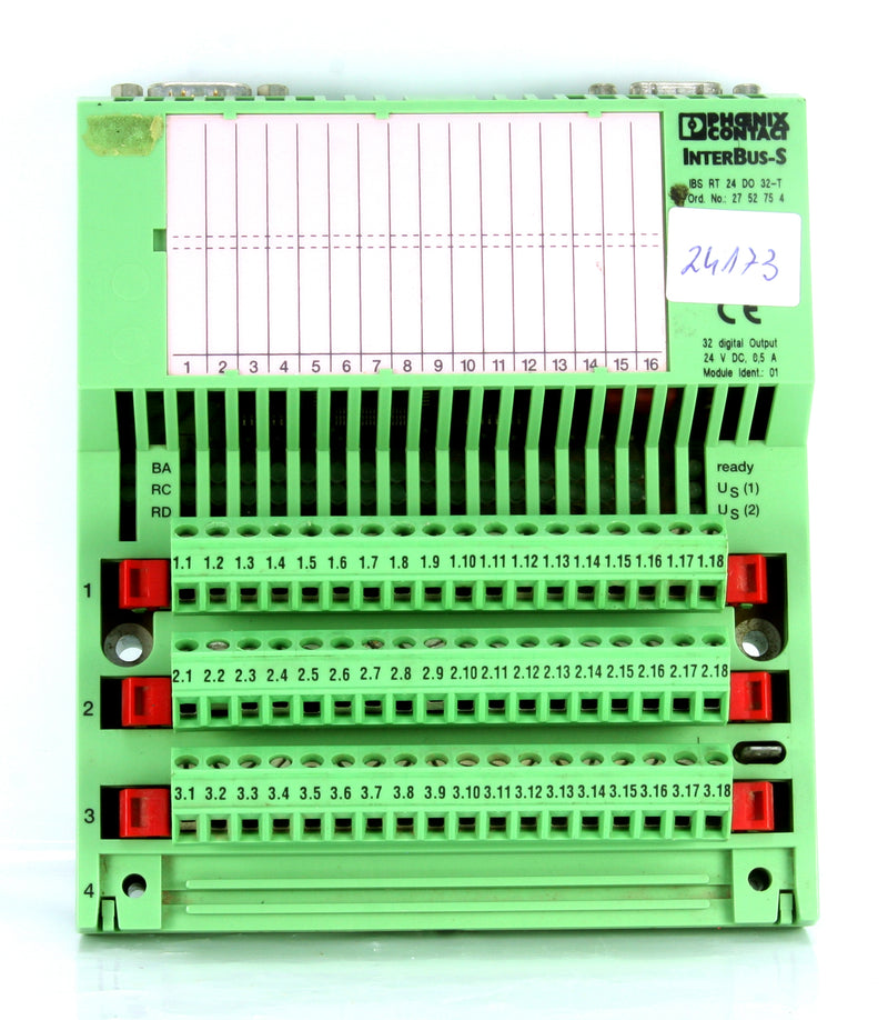 Phoenix Contact 24Vdc Digital Input Module IBS RT24DO32-T RT DO 32-T