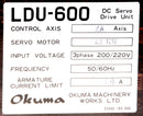 Okuma Dc Servo Drive Unit LDU-600 E5402-183-009