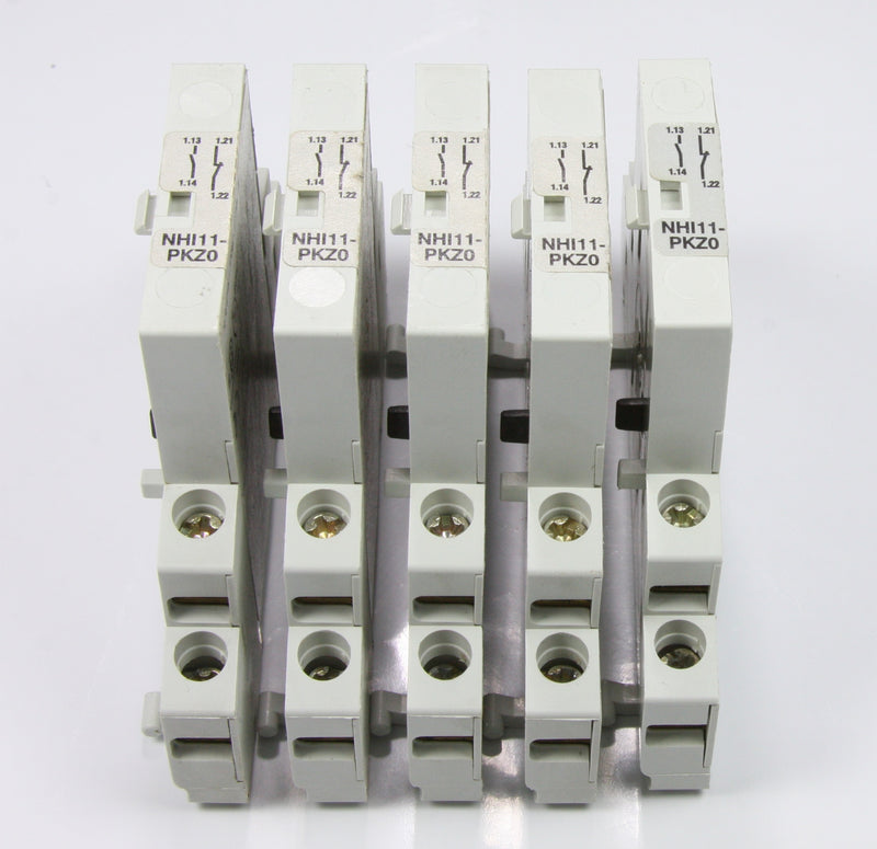 *5Pcs* Of Moeller Auxiliary Contact NHI11-PKZ0