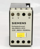Siemens Entladedrossel Capacitor Bank Contactor 4AJ9903-2CC 230...690V 50/60HZ