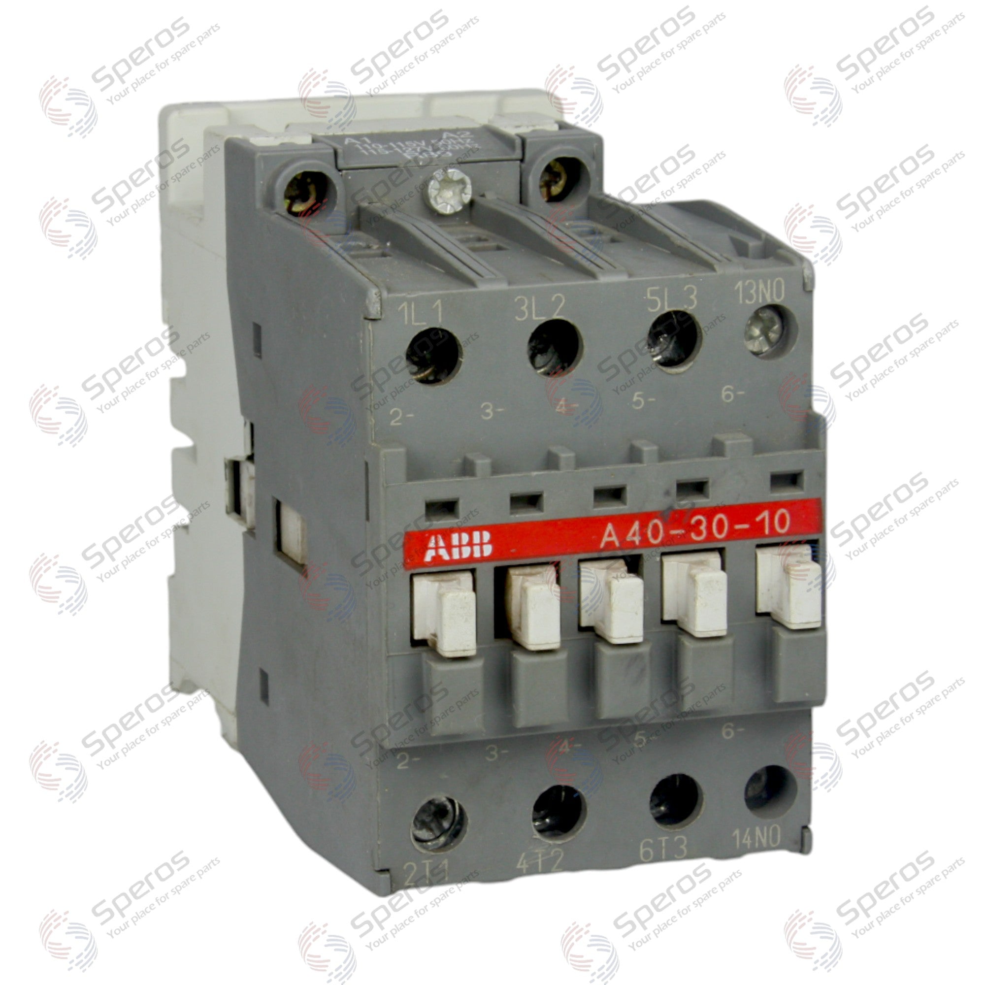 ABB A40-30-10-84 IEC Contactor - 3-Pole, 40A, 110/120V Coil