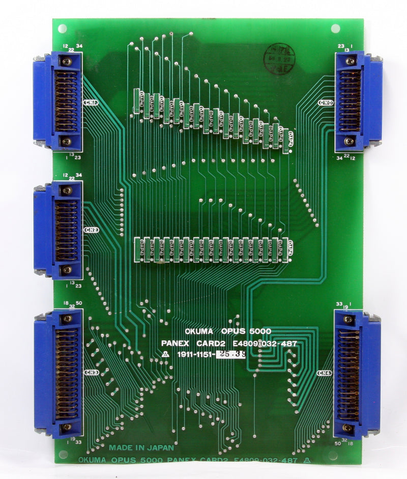 Okuma Panex Card2 Circuit Board E4809-032-487 OPUS 5000