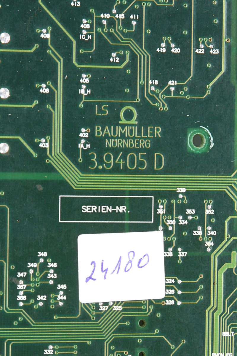 Baumuller Drive Circuit Board 3.9405 D