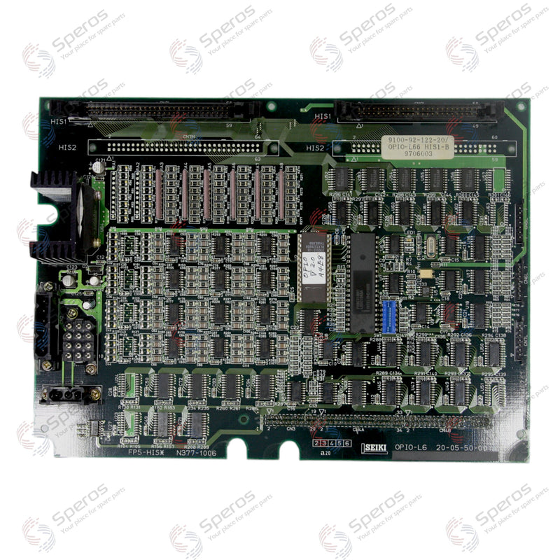 Seiki Circuit Board 9100-92-122-20/OPIO-L66 HIS1-B PIO-L6 20-05-50-00