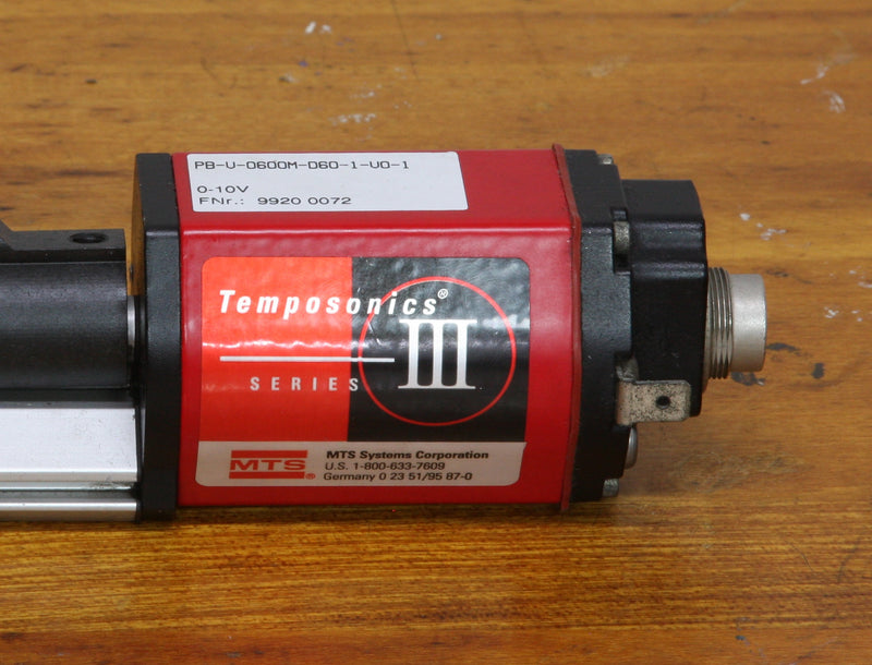 Temposonics Mts Linear Position Sensor PB-V-0600M-D60-1-V0-1