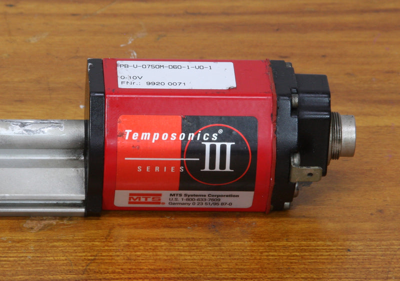 Temposonics Mts Linear Position Sensor PB-V-0750M-D60-1-V0-1