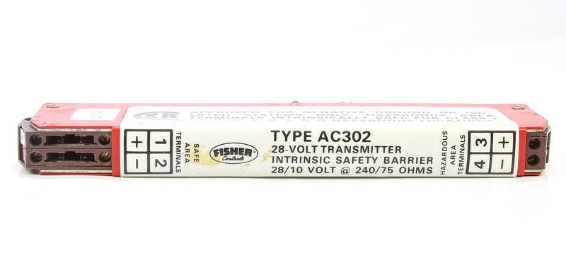 Fisher AC302 Intrinsic Safety Barrier 28V