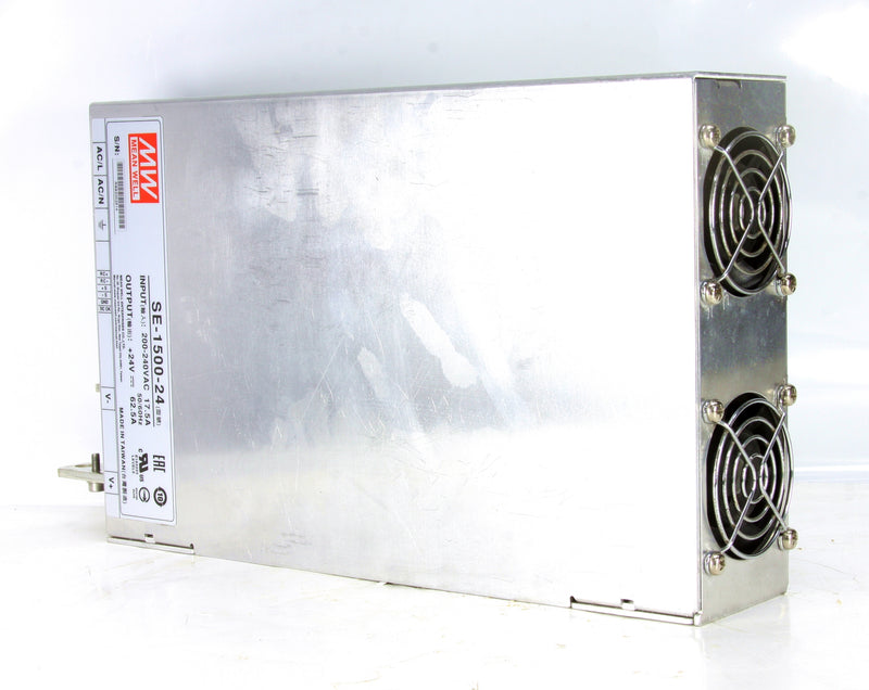 Meanwell Power Supply SE-1500-24 Input 200-240VAC Output: 24VDC 62.5A