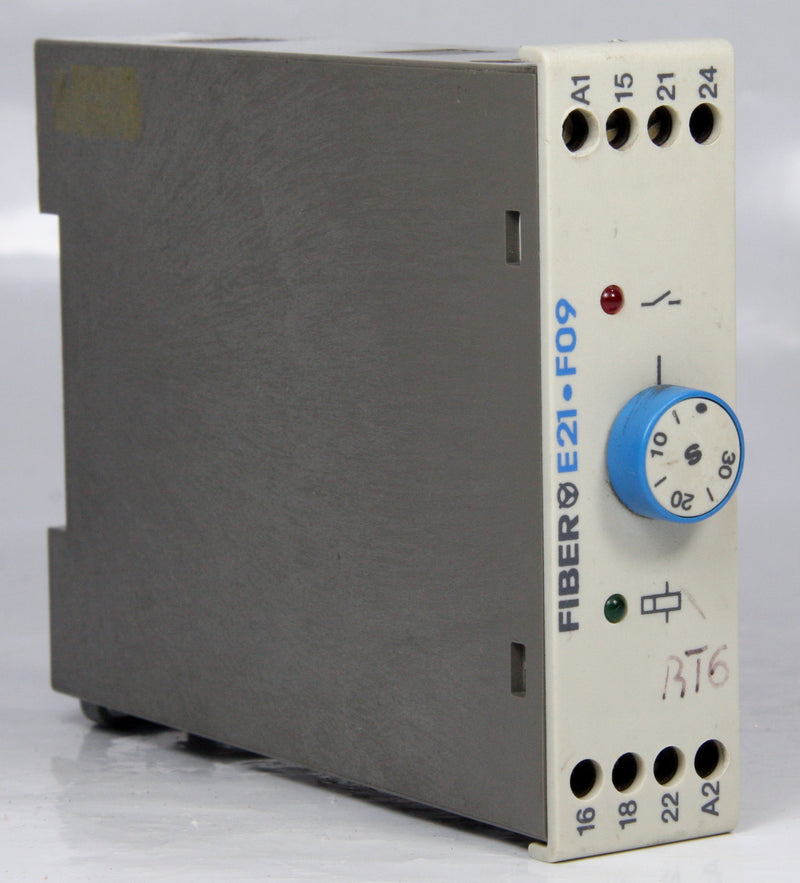 Fiber Time Relay Timer E21 F09 24V AC/DC