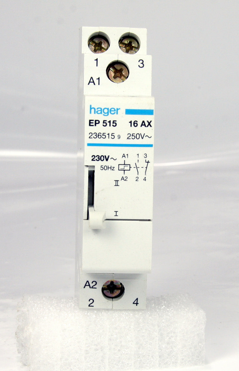 Hager Latching Relay EP515 16AX 236515 230V-250V 50Hz