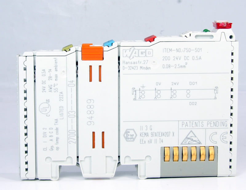 *5Pcs* Of Wago 2-Channel Digital Output Module 750-501