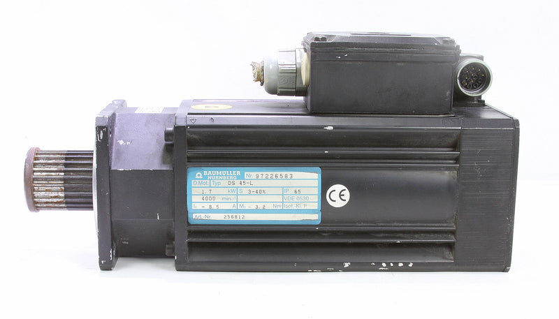 Baumuller DS 45-L DS45-L Servo Motor 4000rpm 1.7kW