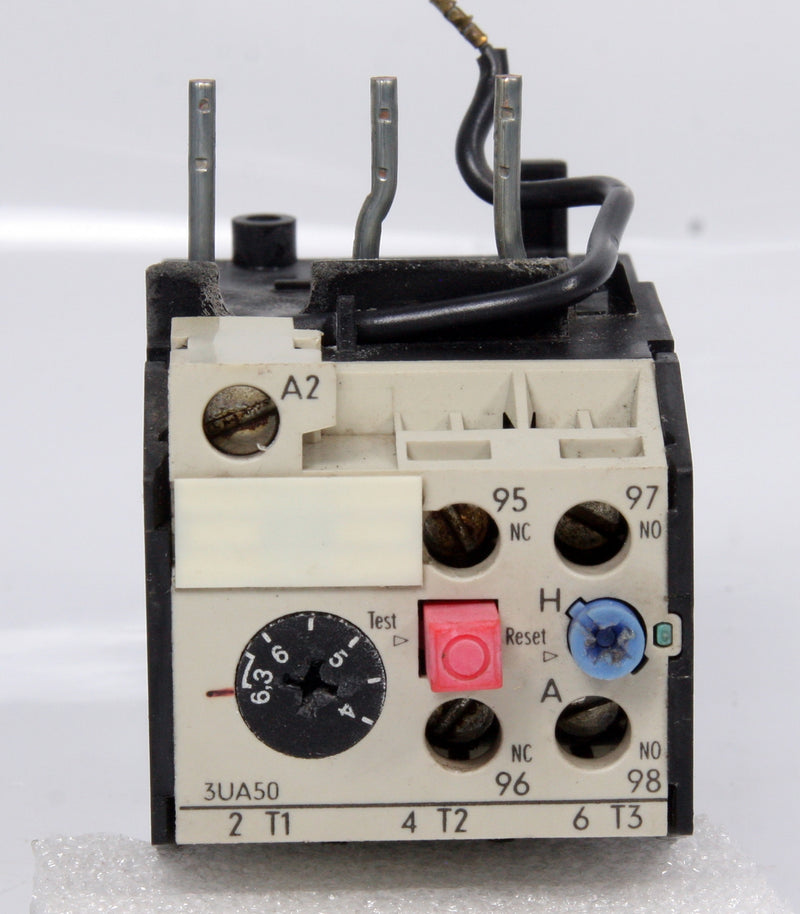 Siemens Overload Relay 3UA50 00-1G 3UA5000-1G 4-6.3A