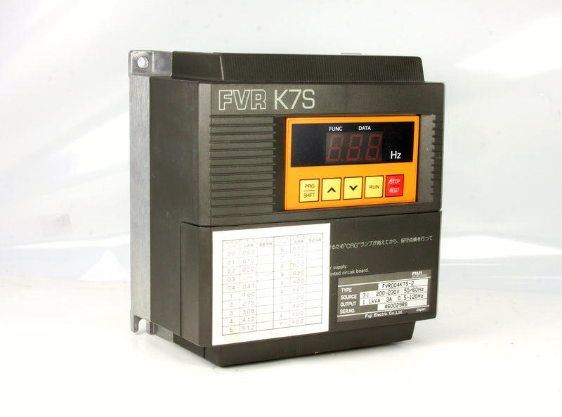 Fuji Inverter FVR K7S FVR004K7S-2 220-230V 50-60HZ 3A