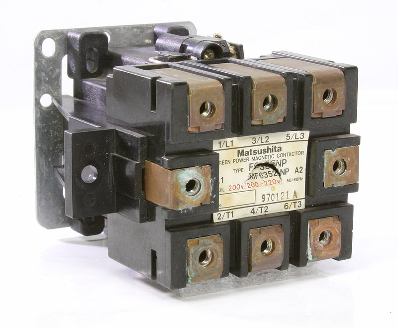 Matsushita Contactor FC-35NP BMF6352NP Coil: 200V - 220V AC 3 Pole