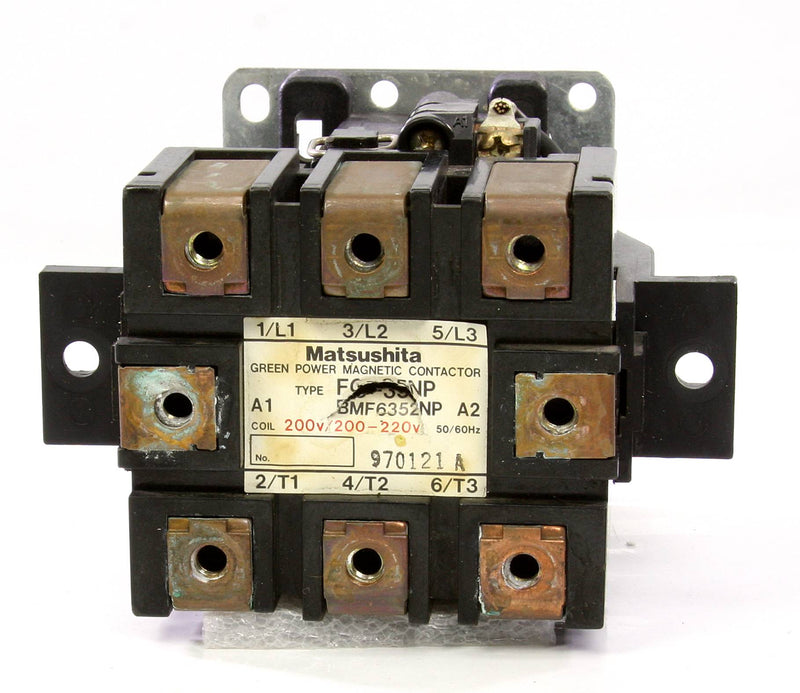 Matsushita Contactor FC-35NP BMF6352NP Coil: 200V - 220V AC 3 Pole