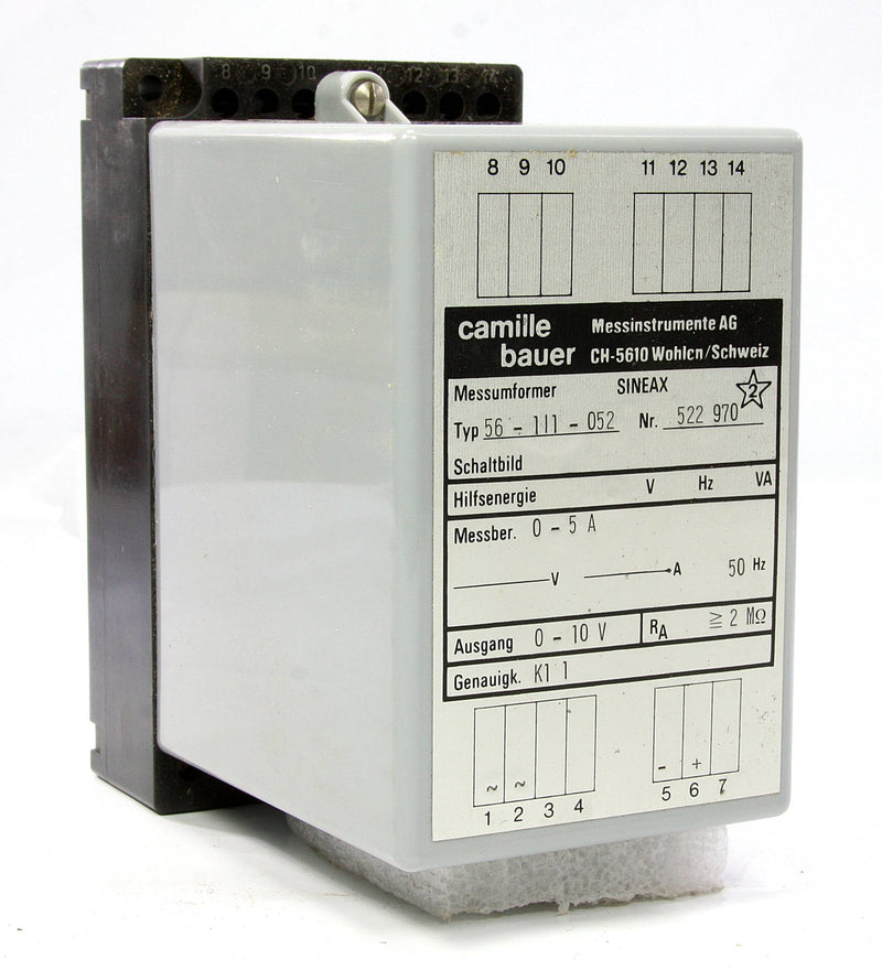 *New* Camille Bauer Transducer 56-111-052