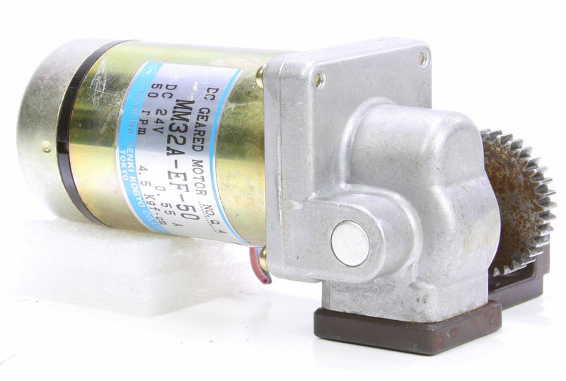 Sawamura MM32A-EF-50 Gear Motor 24V DC 50rpm 0.55A