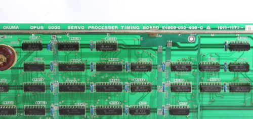 Okuma E4809-032-496-C OPUS5000 Servo Processer Timing Board