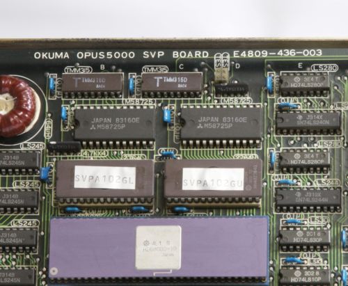 Okuma E4809-436-003 OPUS5000 SVP Board