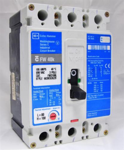 Fw4100 Cutler Hammer Westinghouse FW3100L FW 40K