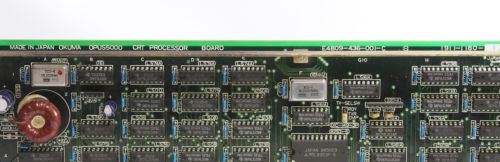 Okuma E4809-436-001-C Opus5000 Crt Processor Board