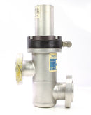 Kurt J. Lesker Nor-Cal SL0150PVCF Pneumatic Bellows Sealed Ss Inline Valve