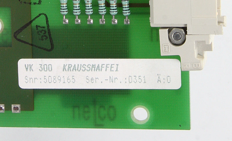 Krauss Maffei VK300 AE2 BS 5004515 VK-300 5089165