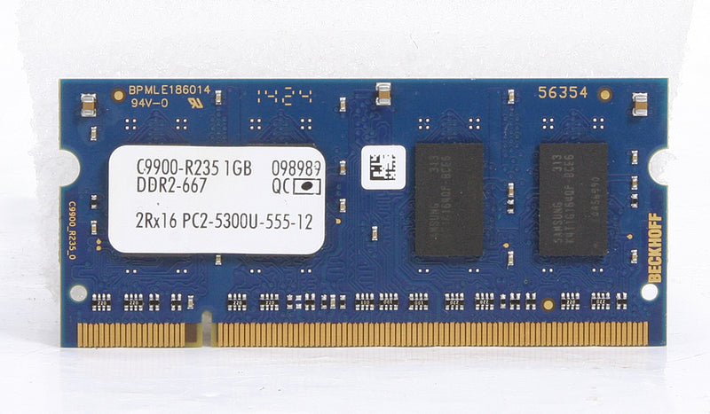 Beckhoff C9900-R235 1GB DDR2-667 BPMLE186014 2Rx16 PC2-5300U-555-12