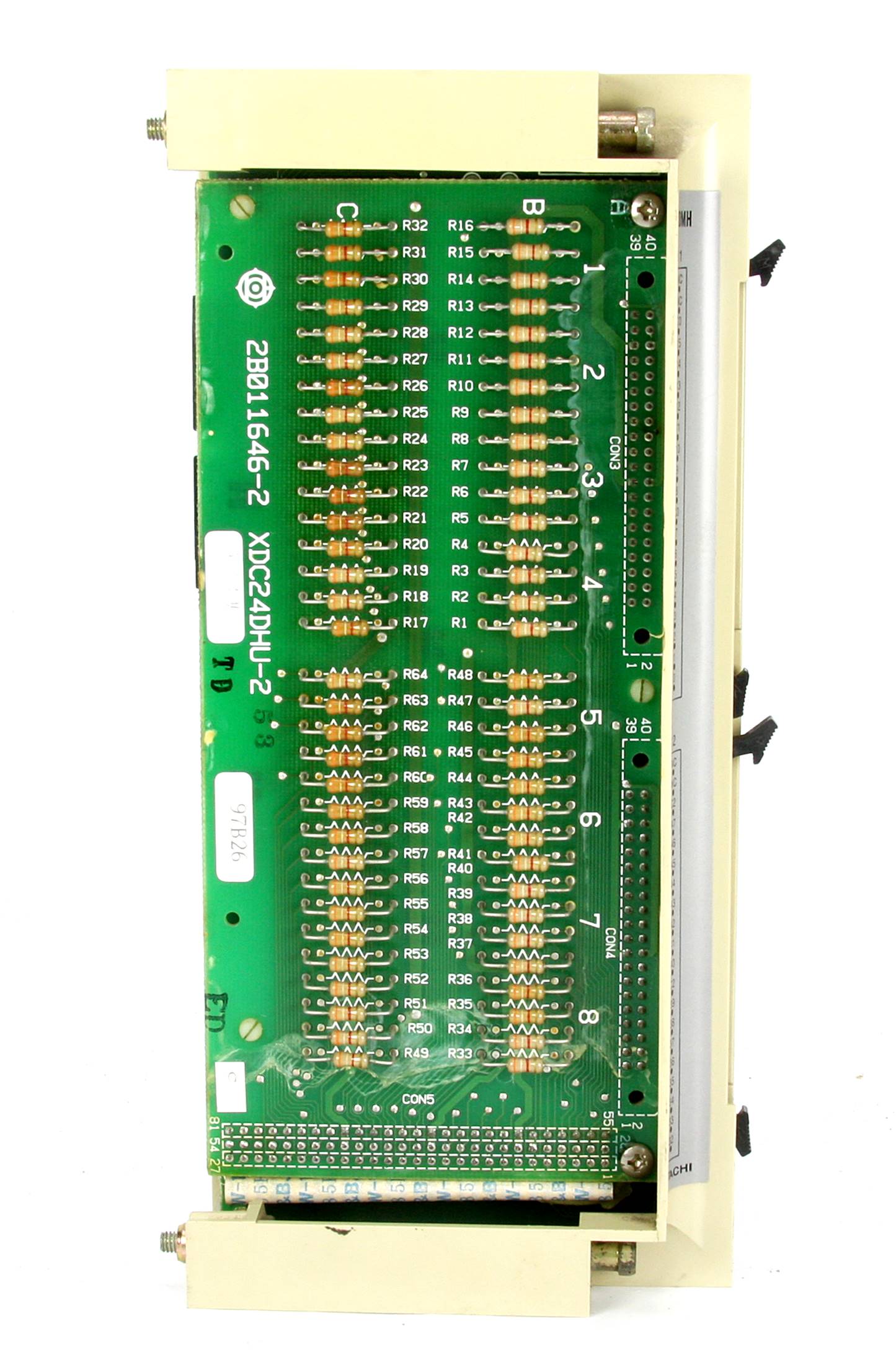 Hitachi H-Series 64 Point Input Module XDC24DMH 73CBC 2B011646-2