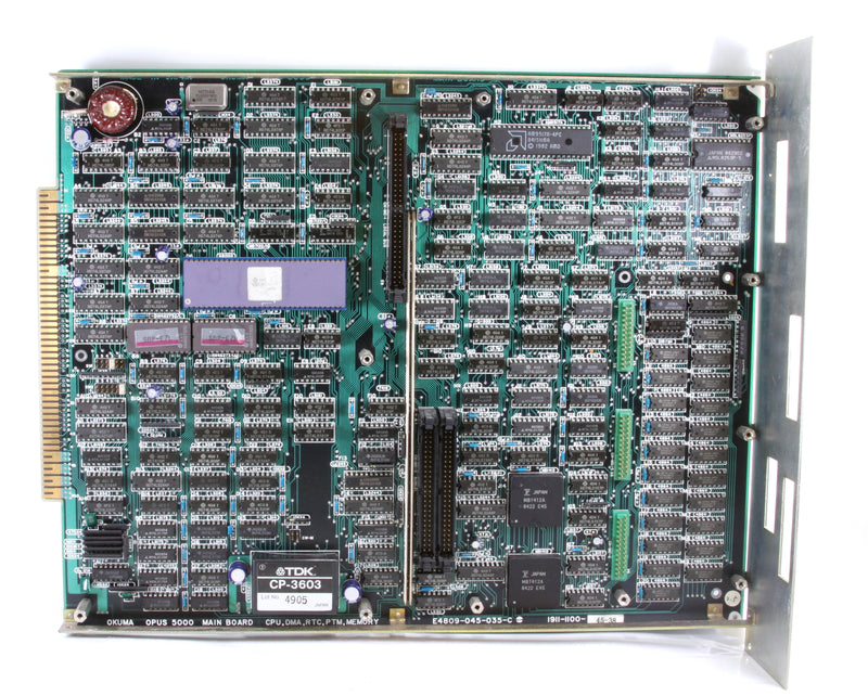 Okuma E4809-045-035-C OPUS 5000 MAIN BOARD CPU.DMA.RTC.PTM.MEMORY