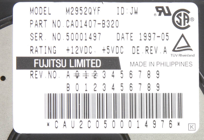 Fujitsu M2952QYF CA01407-B320