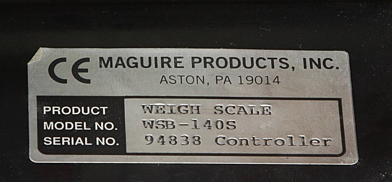 Maguire Products WSB-140S 94838 Controller WSB-140