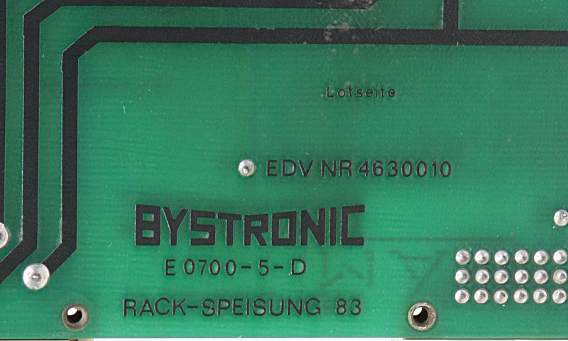 Bystronic E0700-5-D Rack Speisung 83 EDV NR 4630010