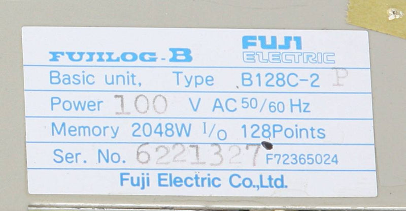 Fuji B128C-2 P B128C-2P Fujilog