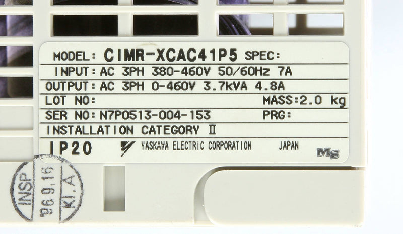 Yaskawa CIMR-XCAC41P5 VS Mini