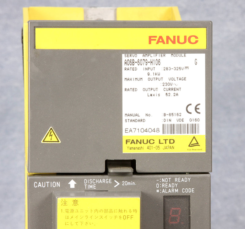 Fanuc A06B-6079-H106 A20B-2001-0932/04B A16B-2202079
