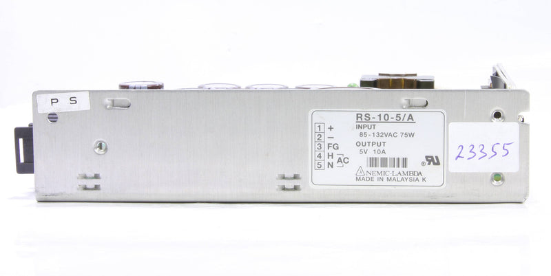 Nemic-Lambda RS-10-5/A Power Supply 5V 10A Input 85-132VAC