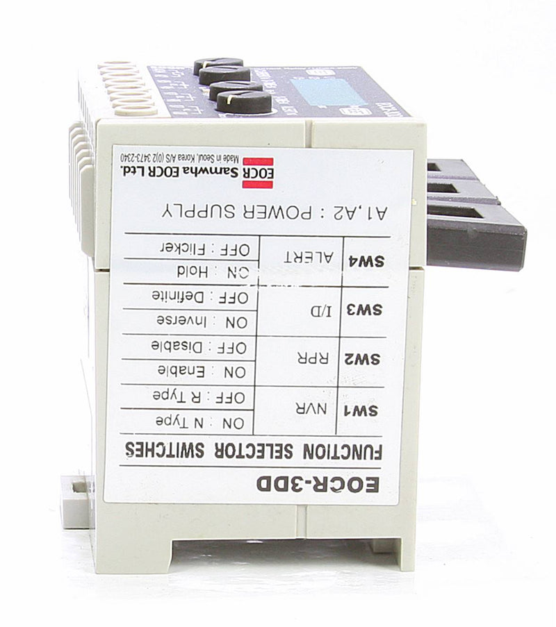 Samwha EOCR-3DD-05-220 Electronic Over-Current Relay 0.5-10A